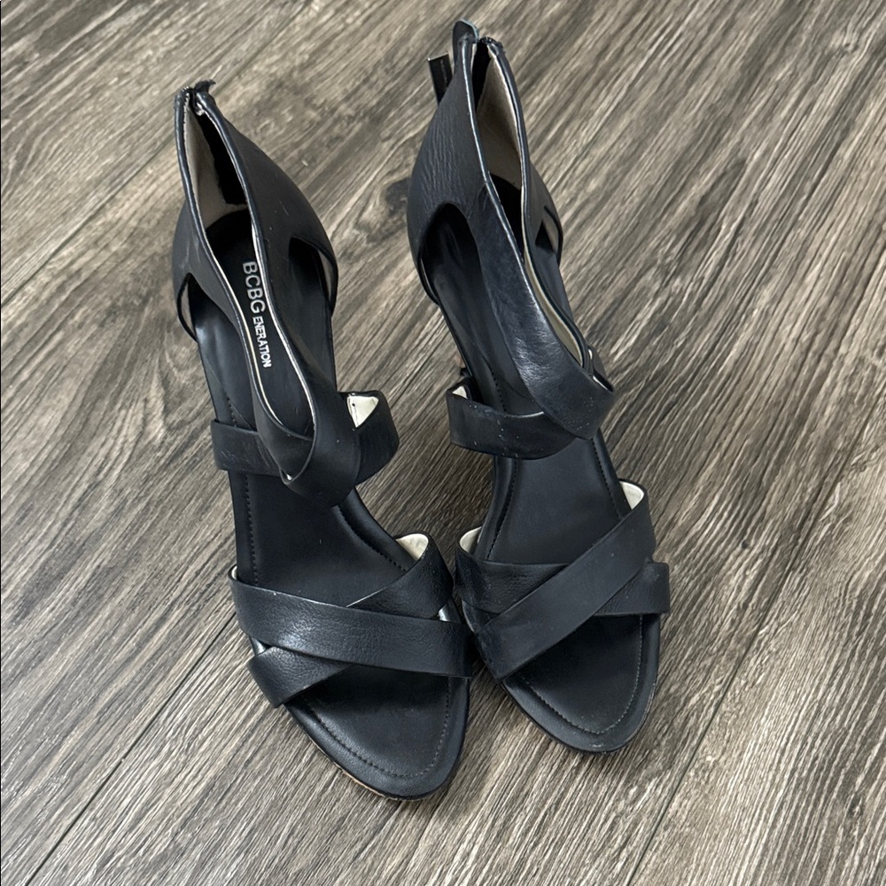 BCBGEneration Women's Elegant Black Heels